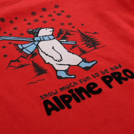 Детска тениска Alpine Pro Ecco 2 Red
