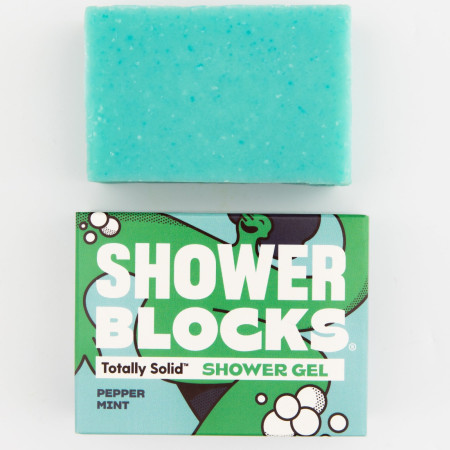 Душ гел Shower Blocks Solid Shower Gel - Pepper Mint зелен