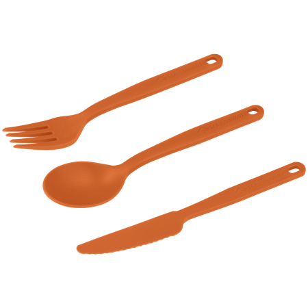 Прибор Sea to Summit Camp Cutlery Set 3 Piece оранжев Burnt Orange