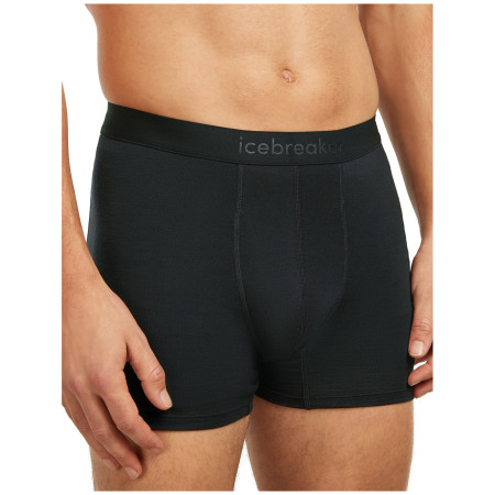 Мъжки функционални боксерки Icebreaker Men Merino Blend 125 ZoneKnit™ Boxers черен Black