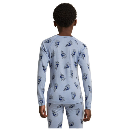 Детска функционална тениска Icebreaker Kids M 200 Oasis LS Crewe Bear Tour AOP