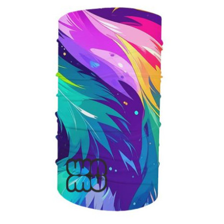 Детски многофункционален шал WAMU Dark Purple смес от цветове MULTICOLORED
