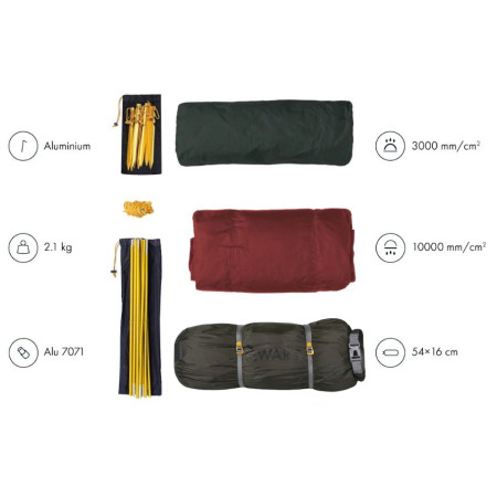 Свръх лека палатка Warg Alp 2