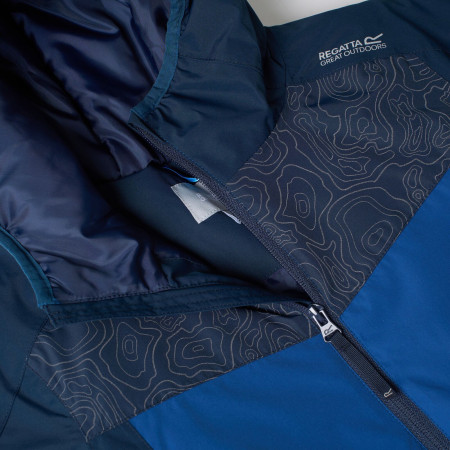 Детско зимно яке Regatta Illuma Reflective Jacket Navy/Aviator Blue