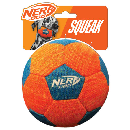 Играчка за куче Nerf Dog X-Weave Soccer Squeak Ball 12,5 cm