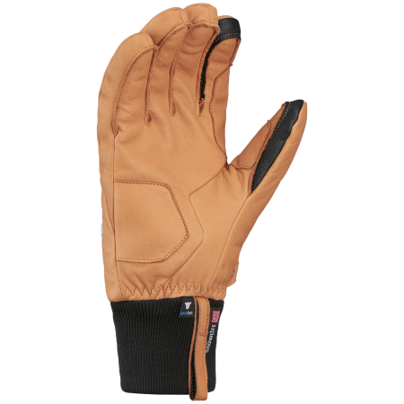 Мъжки скиорски ръкавици SnowLife SGlove Leather светлокафяв nature