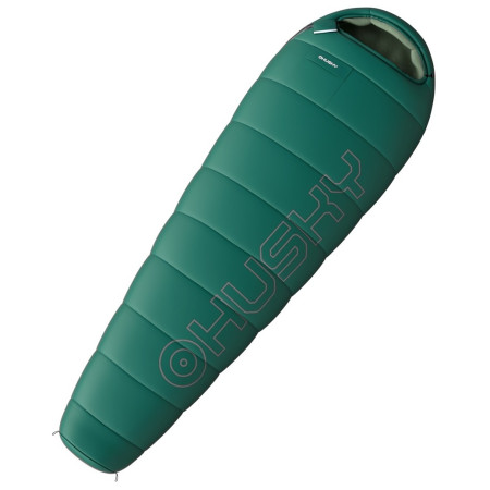 Спален чувал Husky Mikro Musset -3°C тъмно зелен