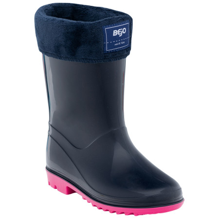 Детски гумени ботуши Bejo Frise Wellies Jr черно/розово SkyCaptain/FuchsiaPurple