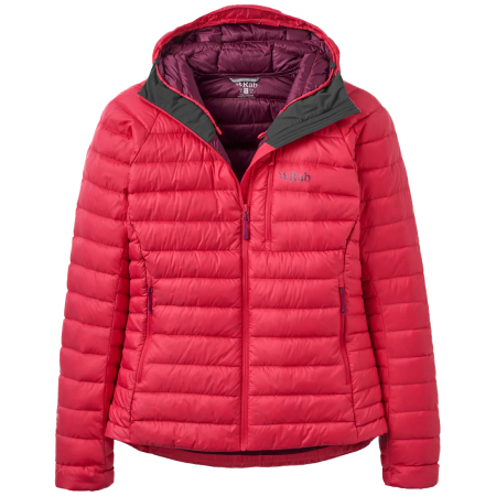 Дамско яке Rab Microlight Alpine Down Hoody червен