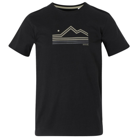 Мъжка тениска Regatta Breezed V черен Black