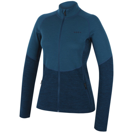 Дамски суитшърт MOOA Merino 3D 240 син lagoon blue
