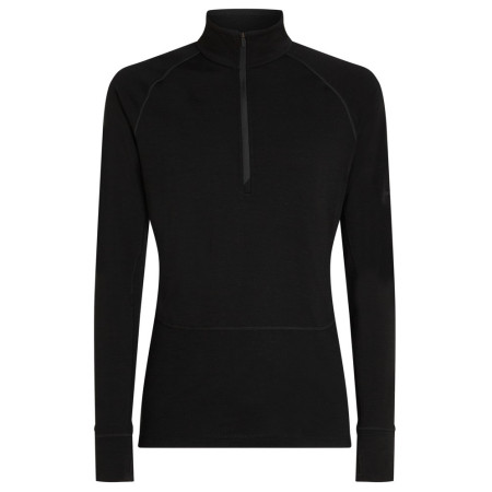 Функционална мъжка тениска Icebreaker Men Mer 200 ZoneKnit LS Half Zip черен Black