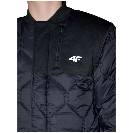 Детско софтшел яке 4F Jacket M324 Deep Black