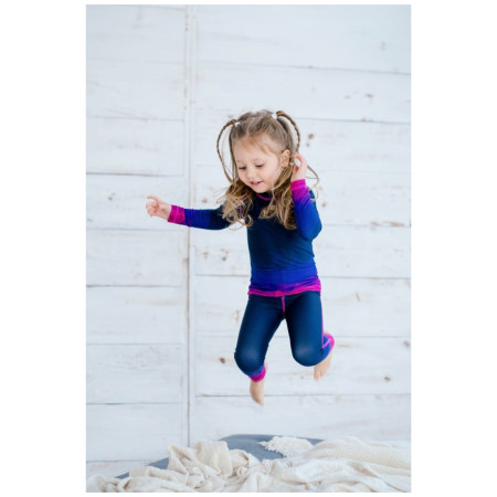 Детска функционална тениска WAMU Mozaika purple