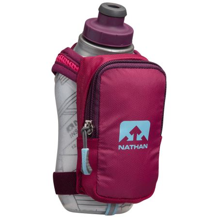 Бутилка за бягане Nathan SpeedShot Plus Insulated винен Vivacious