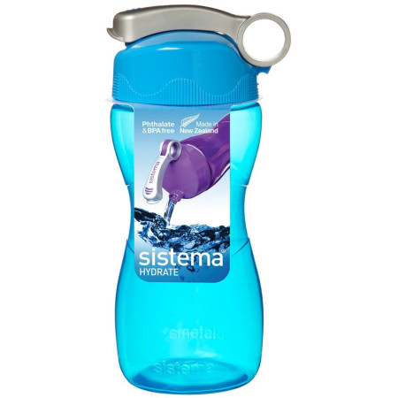 Бутилка Sistema HourGlass Bottle 475ml син