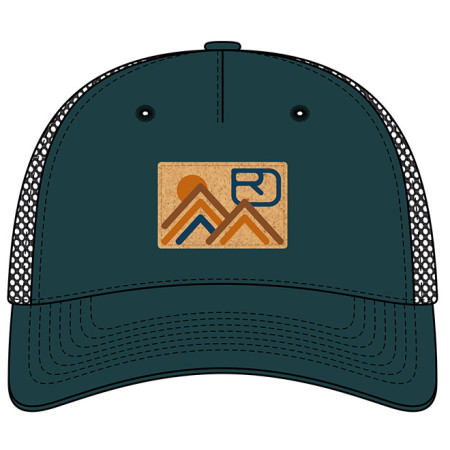 Шапка с козирка Ortovox Corky Trucker Cap зелен