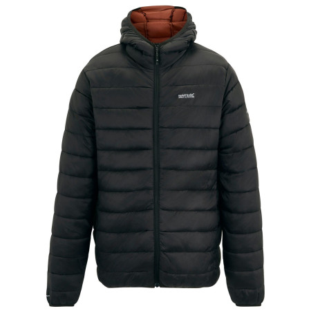 Мъжко капитонирано яке Regatta Hooded Marizion черен/кафяв Blk(BurntHn)