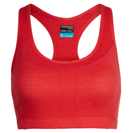 Сутиен Icebreaker Wmns Meld Zone Sport Bra червен Ember