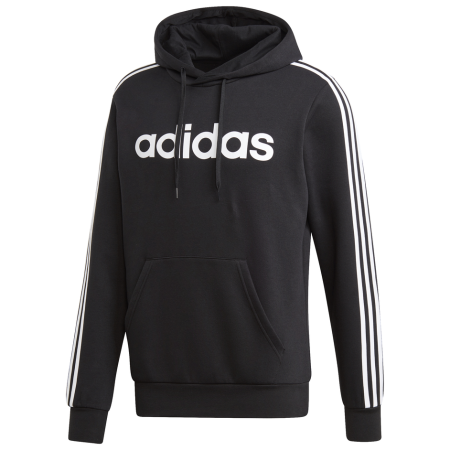 Мъжки суитшърт Adidas E 3S PO FL черен Black/White