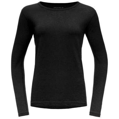 Дамска тениска Devold Breeze Plus Merino 200 Shirt Wmn черен BLACK