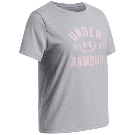 Детска функционална тениска Under Armour UA G Varsity SS Mod Gray Light Heather