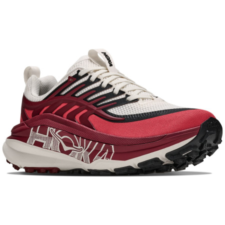 Дамски обувки за бягане Hoka Stinson 8 червен/бял Alabaster / Varsity Burgundy