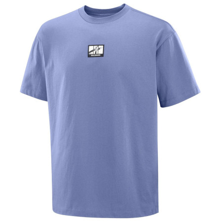 Мъжка тениска Salomon Wild Rays Label SS Tee син Marlin