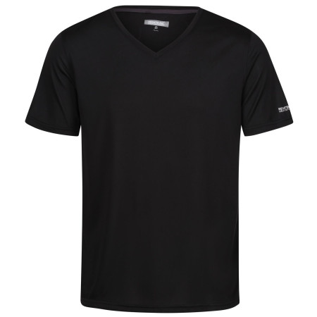 Мъжка тениска Regatta Fingal V-Neck черен Black