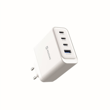 Адаптор Swissten GaN 2X USB-C 100W + 1X USB-C 20W + 1X USB-A 30W
