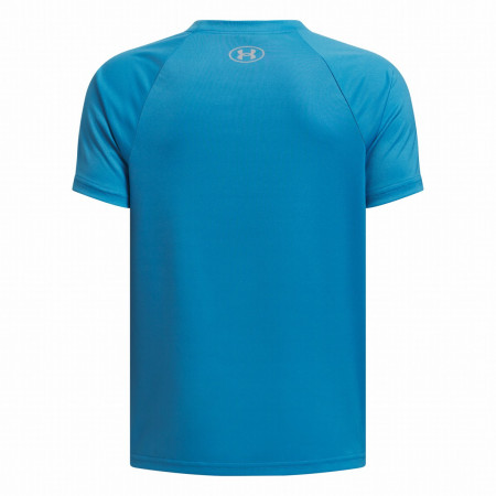 Детска тениска Under Armour Tech Split Wordmark SS-BLU
