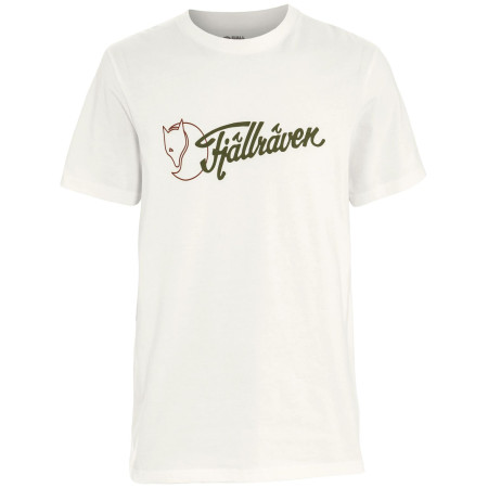Мъжка тениска Fjällräven Archive Logo T-Shirt M бял Eggshell