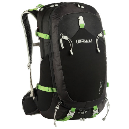 Раница Boll Raven 35-42 черен/зелен Grass