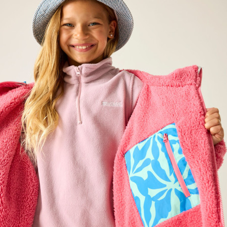 Водоустойчиво палто Regatta Junior Waterproof Changing Robe SBluFlPiLem