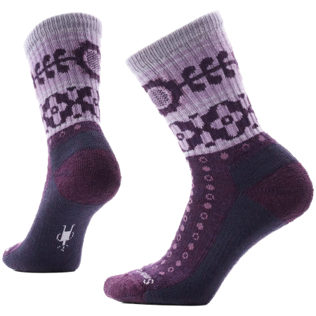 Чорапи Smartwool Women's Everyday Cozy Retro Sunflower Cr лилав