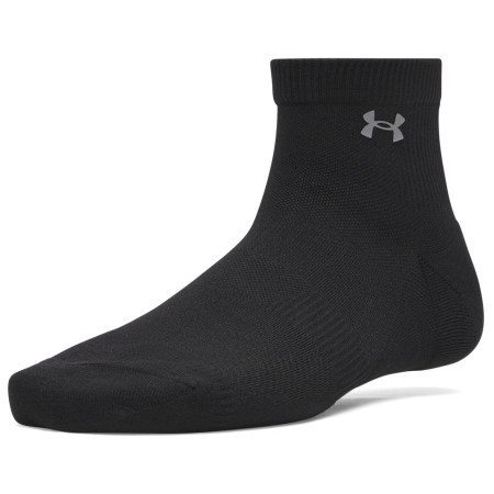 Дамски чорапи Under Armour UA Women's Vanish 3pk Qtr черен Ultimate Black / Ultimate Black / Castlerock