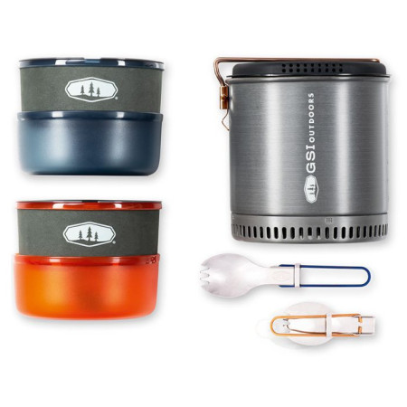 Комплект прибори GSI Outdoors Halulite Dualist HS