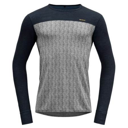 Функционална мъжка тениска Devold Kvitegga Man Shirt син Ink