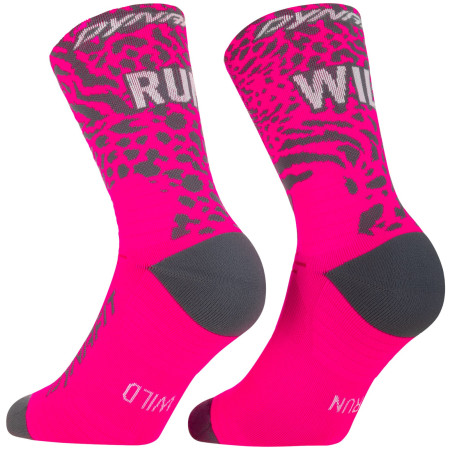 Чорапи Dynafit Run Wild Crew Sk розов pink glo/0720