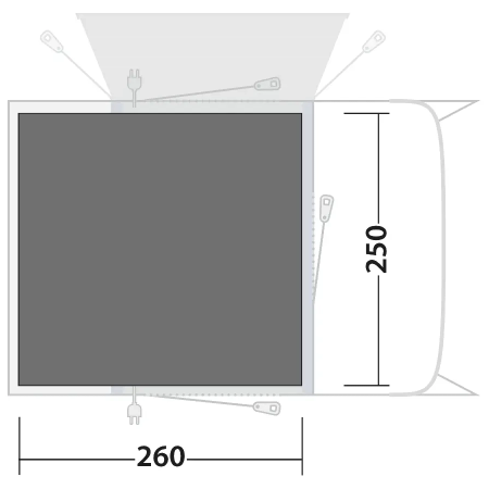 Подложка под палатка Outwell Footprint Talladega Air