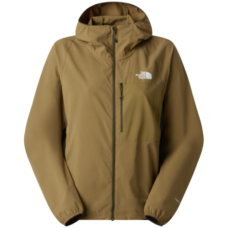 Дамско шушляково яке The North Face W Lightrange Woven Jacket кафяв Cedar/New Taupe Green