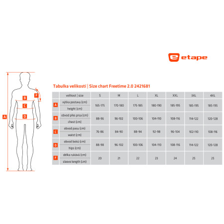 Мъжка колоездачна фланелка Etape Freetime 2.0