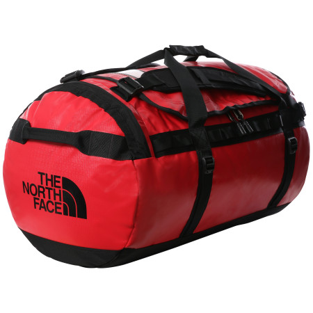 Чанта за съхранение The North Face Base Camp Duffel - L черен/червен TnfRed/TnfBlack