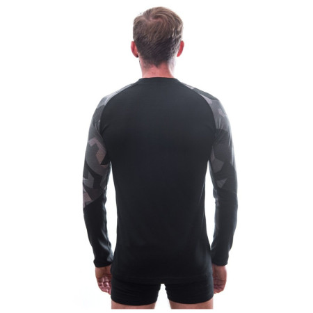 Функционална мъжка тениска Sensor Merino Impress дълъг ръкав