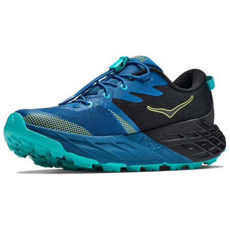 Детски обувки Hoka Speedgoat 7 Big Kids Black/Night Glow Blue