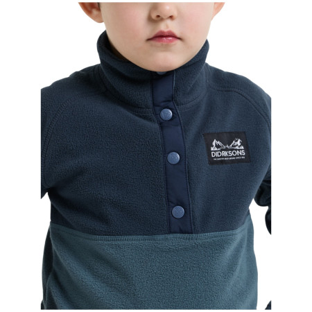Детски суитшърт Didriksons Monte Kids Half Bu 6 Mountain Blue