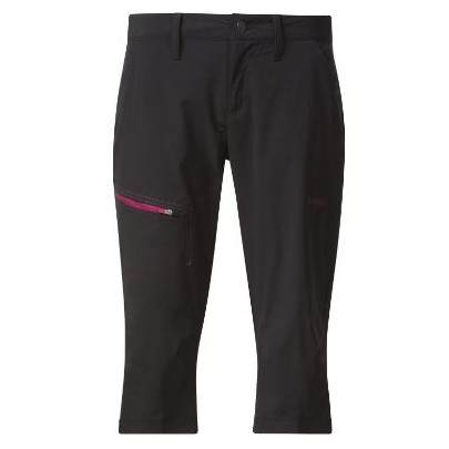 Дамски 3/4 панталон Bergans Moa Lady Pirate черен Black/Cerise