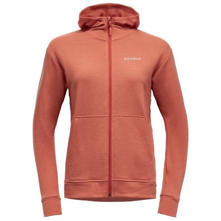 Дамски суитшърт Devold Everyday Zip Hoodie Wmn оранжев CORAL