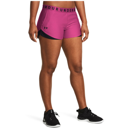 Дамски къси панталони Under Armour Play Up Shorts 3.0 розов/черен AstroPink/Black/Black