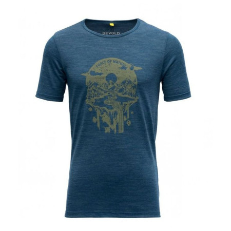 Детска функционална тениска Devold Trollvass Merino Tee Jr